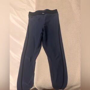 ALO Yoga Navy Blue Leggings with Side Seams